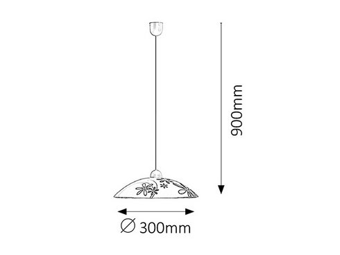 Lustr/závěsné svítidlo RA 1800-1