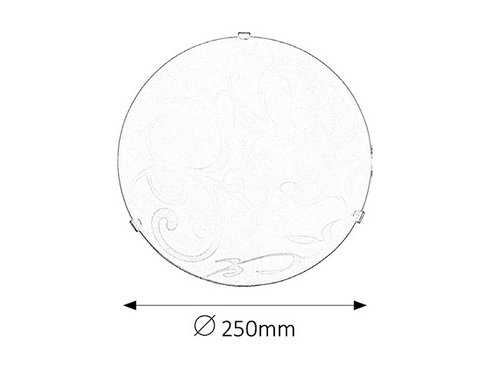 Svítidlo na stěnu i strop RA 1845-1