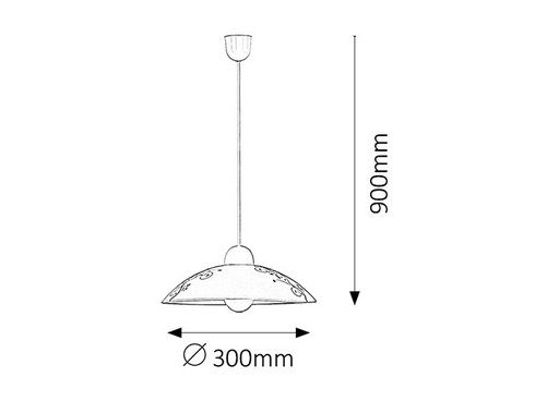 Lustr/závěsné svítidlo RA 1848-1