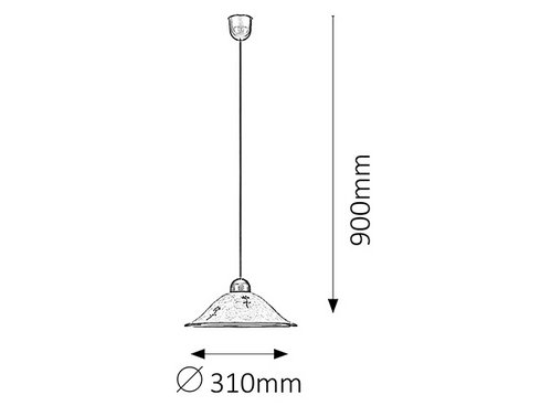 Lustr/závěsné svítidlo RA 1955-3