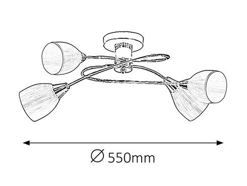 Stropní svítidlo RA 2598-1