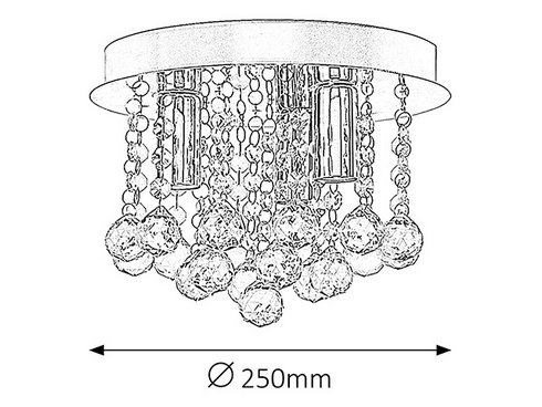 Stropní svítidlo RA 2615 -1