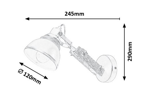 Nástěnné svítidlo RA 2723-1
