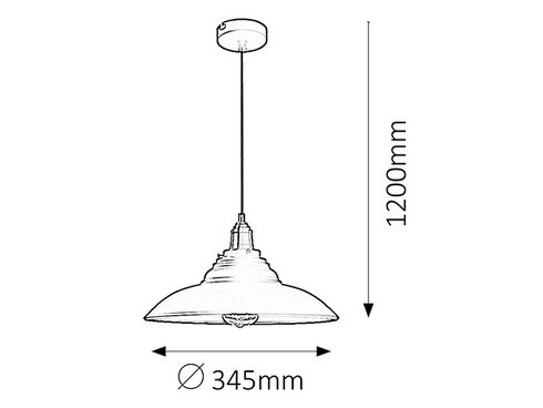 Lustr/závěsné svítidlo RA 2910 -1