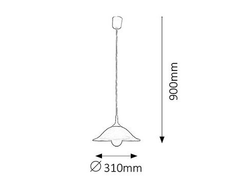 Lustr/závěsné svítidlo RA 3905-1