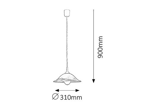 Lustr/závěsné svítidlo RA 3955-1