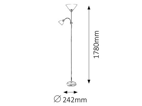 Stojací lampa RA 4028-1