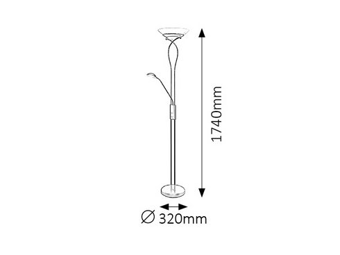 Stojací lampa RA 4554-2