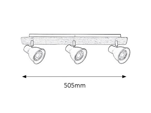 Vestavné bodové svítidlo 230V RA 5904-1