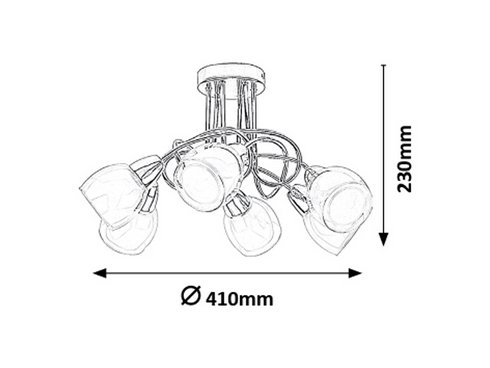 Stropní svítidlo RA 6085-1