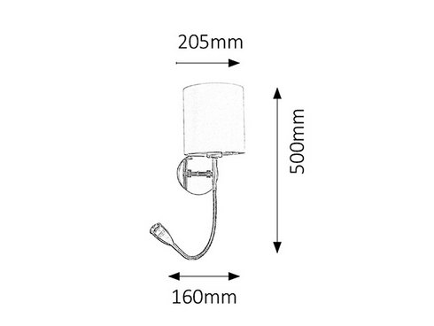 Nástěnné svítidlo RA 6529 -1