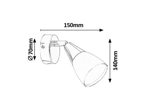 Vestavné bodové svítidlo 230V RA 6767 -1