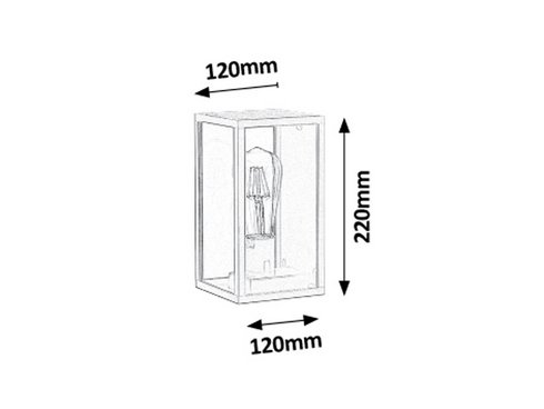 Venkovní svítidlo nástěnné RA 8140-3