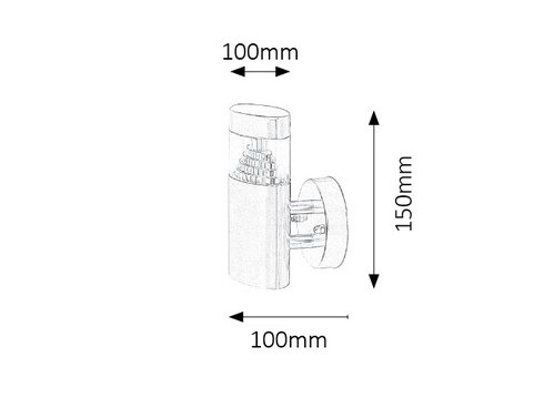 Venkovní svítidlo nástěnné RA 8142-1