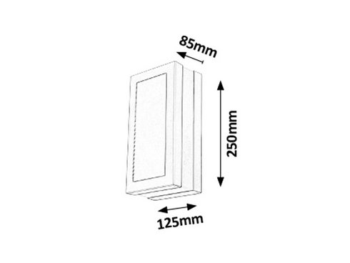 Venkovní svítidlo nástěnné RA 8170 -1