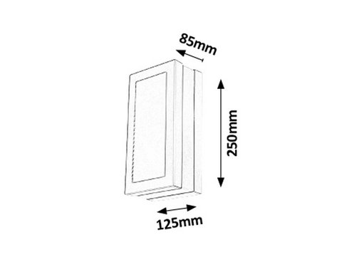 Venkovní svítidlo nástěnné RA 8683 -1