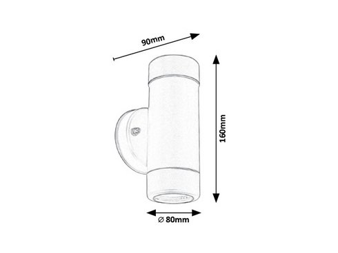Venkovní svítidlo nástěnné RA 8833-3