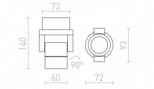Koupelnové osvětlení  LED R12020-5