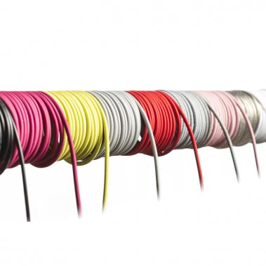 FIT textilní kabel 3X0,75 1bm červená-1