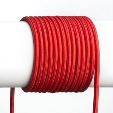 FIT textilní kabel 3X0,75 1bm červená-7