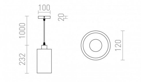 Lustr/závěsné svítidlo R13296X-5