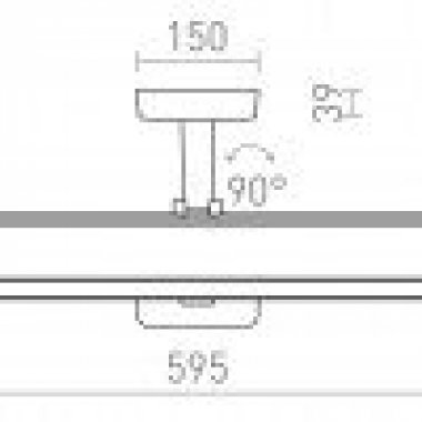 Nástěnné svítidlo  LED R14148-5