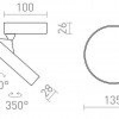 Vestavné bodové svítidlo 230V  LED R14422-5