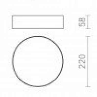 Stropní svítidlo  LED R14439-2