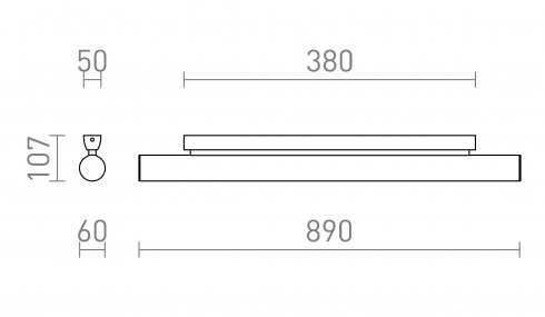 Nástěnné svítidlo  LED R14492-4