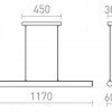 Lustr/závěsné svítidlo  LED R14494-5