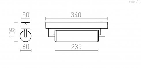 Koupelnové osvětlení  LED R14518-7
