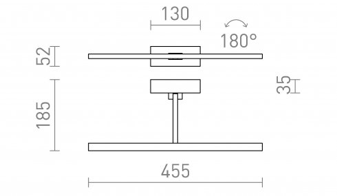 Nástěnné svítidlo  LED R14527-5