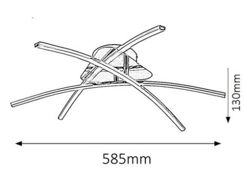 Stropní svítidlo RA 2504-5