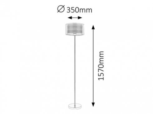 Stojací lampa RA 2633-1