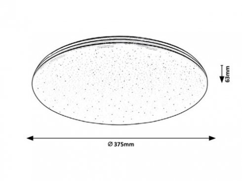 Stropní svítidlo RA 3875-3