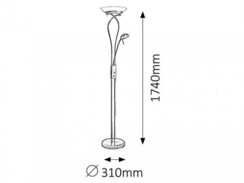 Stojací lampa RA 4077-2