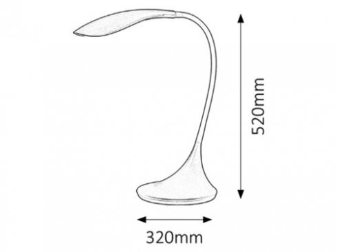 Pokojová stolní lampa RA 4167 -2
