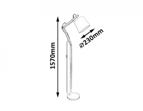 Stojací lampa RA 4192-2