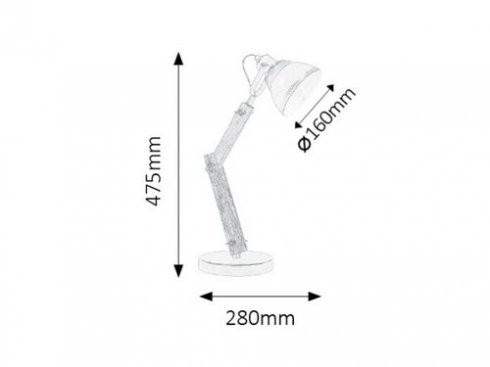 Pokojová stolní lampa RA 4199-2