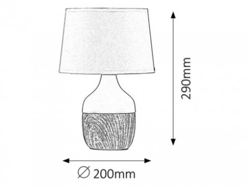 Pokojová stolní lampa RA 4370 -2