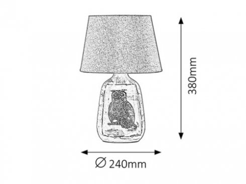 Pokojová stolní lampa RA 4373 -2