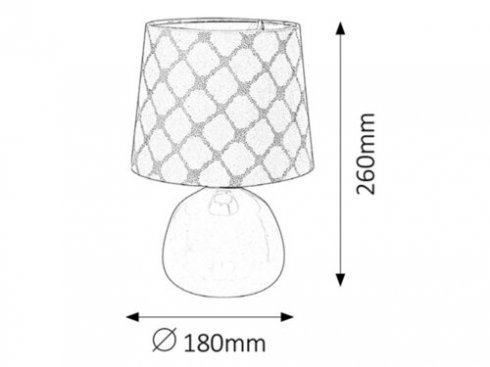 Pokojová stolní lampa RA 4379-2