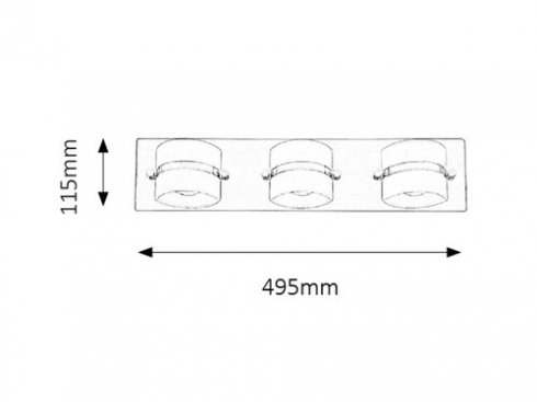 Koupelnové osvětlení RA 5491-1