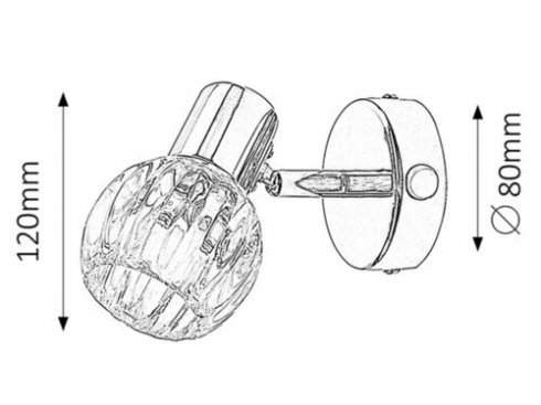 Vestavné bodové svítidlo 230V RA 6091 -1