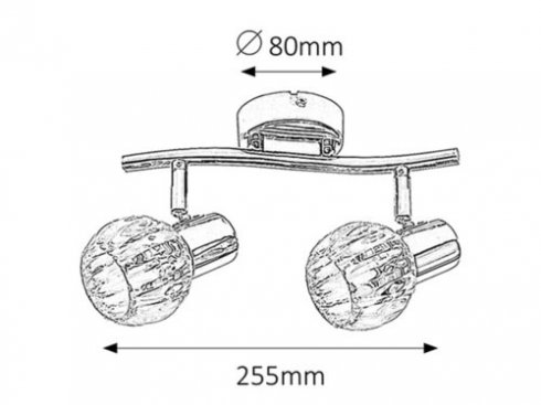 Vestavné bodové svítidlo 230V RA 6092 -1
