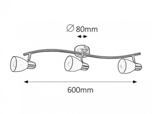 Přisazené bodové svítidlo RA 6308-2