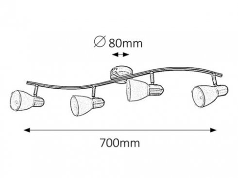 Přisazené bodové svítidlo RA 6309-2