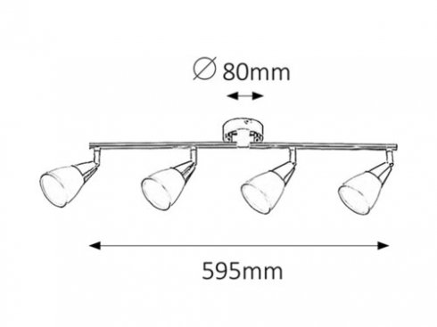 Vestavné bodové svítidlo 230V RA 6770 -2