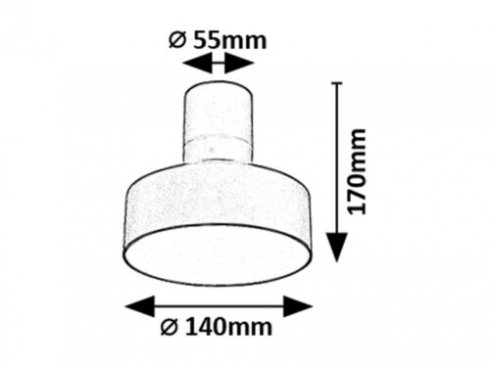 Vestavné bodové svítidlo 230V RA 71322-6
