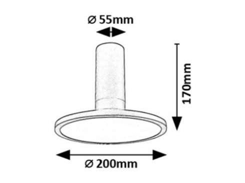 Vestavné bodové svítidlo 230V RA 71323-6
